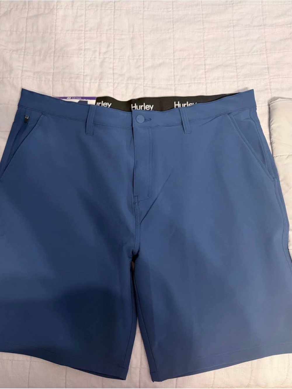 NWT Hurley Navy Hybrid Stretch Shorts